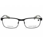 Cole Haan Men s Eyeglasses Matte Black Metal Rectangular Shape Frame Ch4022 001
