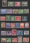 Germany Third Reich 1933-1945 Mint Stamp Collection 60 Different Wwii Era