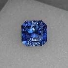 Natural Kashmiri Blue Sapphire Asscher Cut Aaa  9-11ct Certified Loose Gemstone