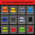18pc Engine Oil Funnel Kit  1 59qt 1 5l Automotive Coolant Funnel Set 12 Adapter