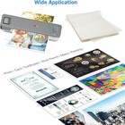 9 x11 5  Clear Thermal Laminating Pouches Letter Size 3mil For Photo Paper File
