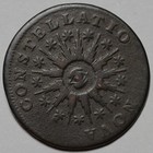 1785 Nova Constellatio  Pointed Rays  Large Date  Crosby 5-e  Copper Colonial