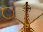 Jaeger-lecoultre No  354 8-day Skeleton Table Clock 16 Jewel Baguette W  Box