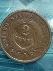 1868 Two Cent Piece  Better Date  Nice Condition  99c Shipping