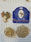 Estate Jewelry Lot Vintage Lapel Pins Alf Angels Golf Rose Colloseum Sneakers