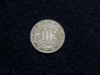 Nice Problem Free 180 Degree Rotated Die 1861 Three Cent Silver Xf au Coin P2