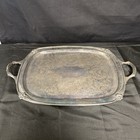 Rogers Bros 1847 Daffodil Large Silver Plated Butler   s Tray 9996 Vtg