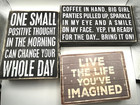 Primitives By Kathy Rustic Farmhouse inspirational Decor - Lot Of 3 Signs