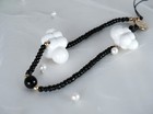 Kawaii Black Small Beads Phone Charm Strap Phone Lanyard Phone Accessory Usa