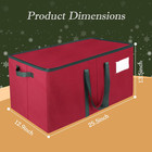 Christmas Ornament Storage Box  Store Up To 128 Ornaments  Durable Christmas Sto