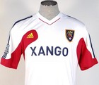 Adidas Climacool Mls Real Salt Lake White Short Sleeve Soccer Jersey Men s Nwt