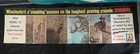 Winchester 1964 Safari Lithograph Banner 12x50    Store Advertising Rare