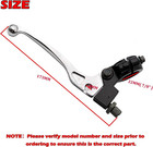 7 8  Brake Clutch Left Lever Universal Motorcycle Handlebar Folding Clutch Lever