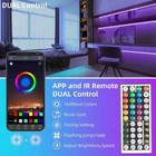 100ft Led Strip Lights  Smart Light With App Remote Control  Rgb Led Lights For