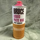 New Old Stock Bruce Liquid Paste Wax 27 Fl Oz Wood Floors - Free Shipping