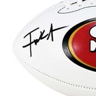 Frank Gore Signed San Francisco 49ers Logo Football  beckett 