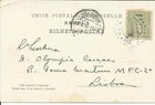 Angola Sc 40 single Frank  Loanda 19 mai 1905 Postcard View  villa De Mossamedes