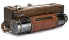 Vintage Brass Telescope In Leather Box Sailor pirate Spyglass 20x Magnification 
