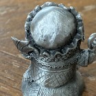 Vtg 1981 Rare Item Hudson Pewter Princess Owl Bird W Mirror Figurine 1 25   