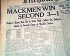  5  World Series New York Giants Vs  Philadelphia Athletics A s 1911 Newspapers 