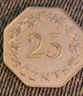 Malta 1977 25 Cent Proof Coin-ex  Mint Set-uncirculated