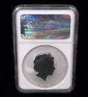 2012-p Australia S 1 Year Of The Dragon Ngc Ms69 1 Oz  9999 Fine Silver Coin