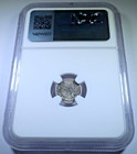 Ngc 1790 Santiago Chile Silver 1 4 Reales Genuine Antique 1700 s Colonial Coin