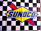 24 X 36  Sunoco Racing Checkered Flag Nerw In Bags