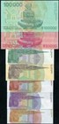 Croatia Set 7 Unc 1 5 10 25 100 50 000 100 000 D  1991-93 P 16 17 18 19 20 26 27
