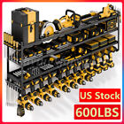 Power Tool Organizer Wall Mount extended Large Heavy Duty 12drill Holder 4 Layer