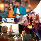 Mini Projector Led 1080p Hd Portable Lcd Video Home Theater Cinema 100   Screen