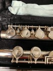 Yamaha Yfl-221 Student Flute Silver Plated W  Case   Cleaning Rod Tested