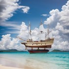 Mayflower  Fully Assembled Nautical Decor Historical Ship Model