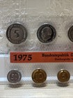 1975 Bundesrepublik Deutschland J Hambugische Munze Germany 9 Coin Set