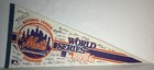 Vintage 1986 Ny Mets World Series Champions Pennant Facsimile Team Signatures