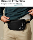 Money Belt With Rfid For Men   Women  Hidden Passport Holder For Travel  2 Compa