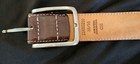 Men s Kirkland Signature Brown Italian Full Grain Leather Belt Size 38 95