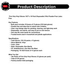 Firm Grip Vinyl Gloves 12ct X 18 Pack Disposable 216ct Powder-free Latex-free