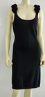 Vintage Adrienne Vittadini Dress Black Size Large In Excellent Condition