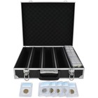 Aluminum Storage   Display Box Case Holds 100 Pcgs Ngc Anacs Coin Holders Slabs