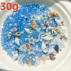 30g Ocean Theme Resin Fillers Shell Starfish Crab Moon Glitter Diy Craft Decor