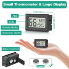 10pack Mini Hygrometer Indoor Humidity Meter  Small Digital Thermometer Humidity