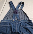 Vtg 60 s Lee Union Denim Overalls Low Back Suspenders Union Made Usa