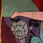 Vintage Latch Hook Rug Betty Boop Graphic With Pudgy 35 X 22 Inches Nostalgia