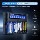 Xtar L8 Pro 8-bay Aa Aaa Battery Charger For Nimh   1 5v Li-ion Rechargeable