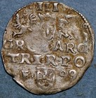 Europian Medieval Poland Lituania Trojak 3 Groschen 1599 Sigismund Iii