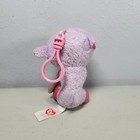 Ty Basket Beanies Lilli Lamb Keychain Plush Small 3 5  Baby Boos