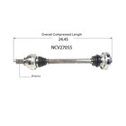 2pcs Rear Cv Axle For Bmw 540i 1998 2003 Shorter Final Drive Auto Trans Ncv27055
