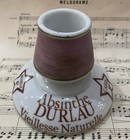 Vintage French Advertising Match Striker Holder Absinthe Durlau Porcelain