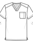 Cherokee Workwear Revolution Tech Men s V-neck Scrub Top - Ww755ab